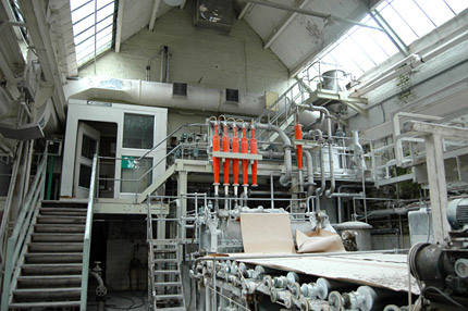 abandoned paper mill