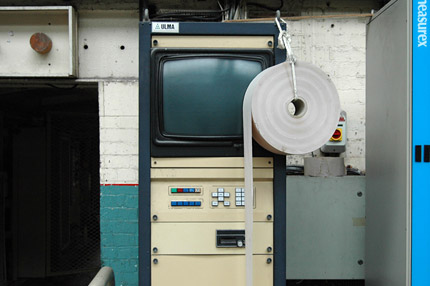 abandoned paper mill - computer