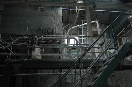 abandoned paper mill