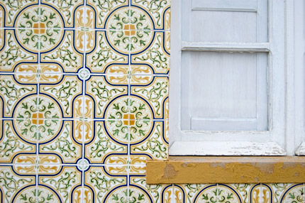 tiled building