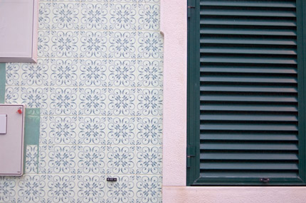 tiled building