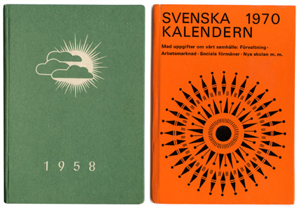 Swedish Almanacks from 1959 and 1970