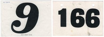 Race Numbers