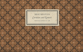 Beethoven Penguin Score book cover