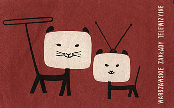 Polish Electrical Matchbox Label